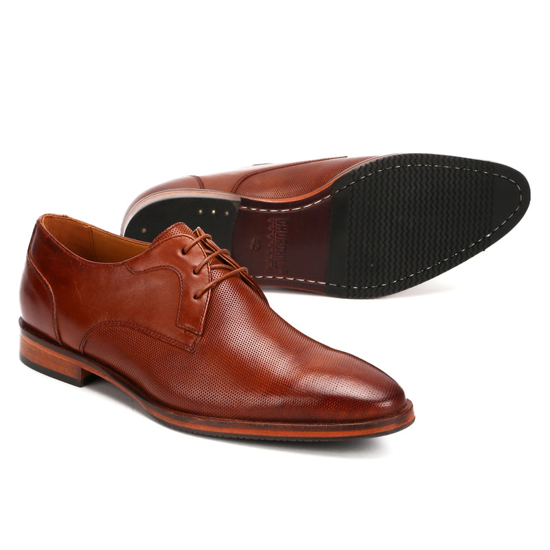Mason: Tan Textured Derby