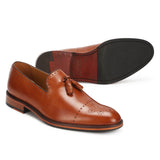 Savoy II : Tan Tasselled Loafer