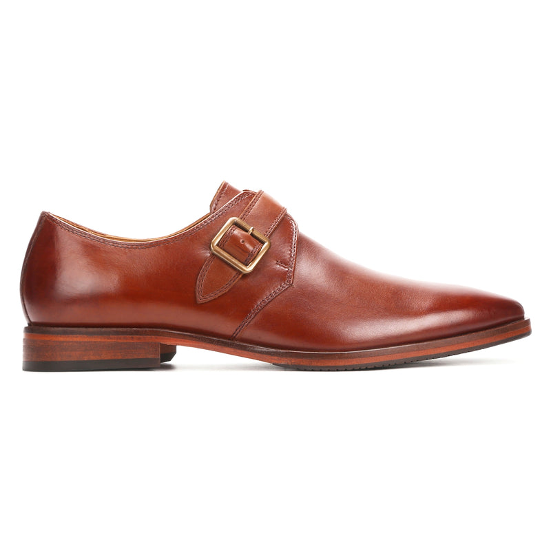 Stoke: Tan Single Monk Strap