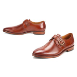 Stoke: Tan Single Monk Strap