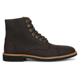 Maverick: Brown Nubuck Leather Boot