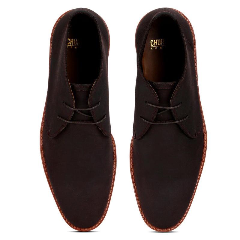 Merlin: Brown Nubuck Chukka Boot