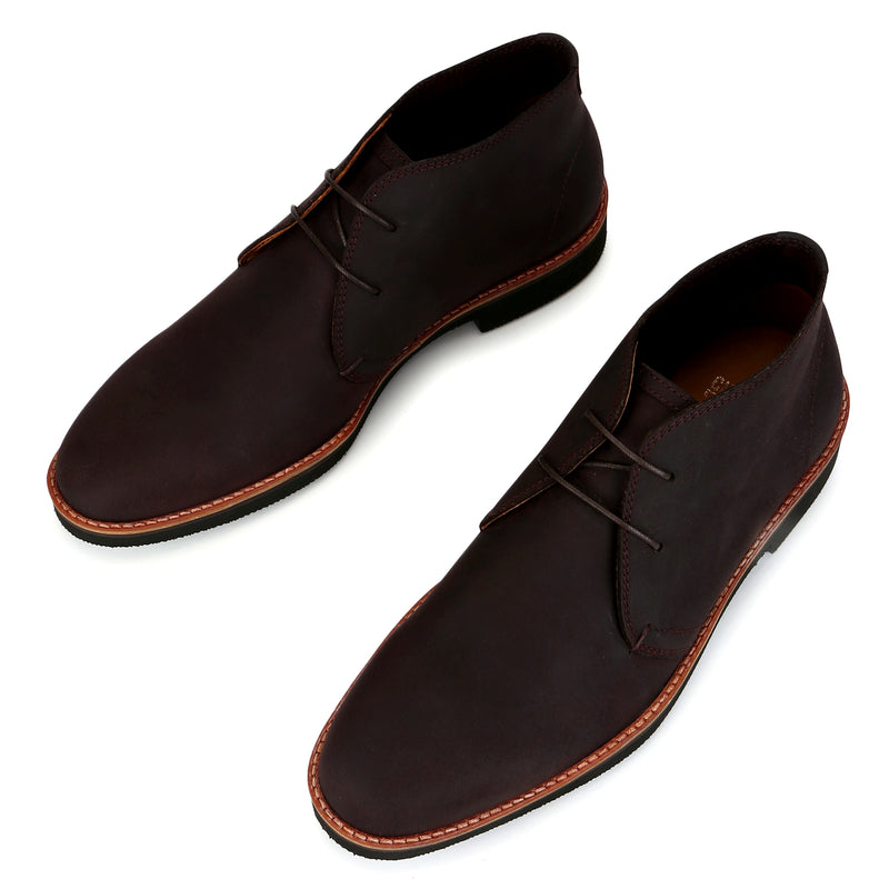 Merlin: Brown Nubuck Chukka Boot