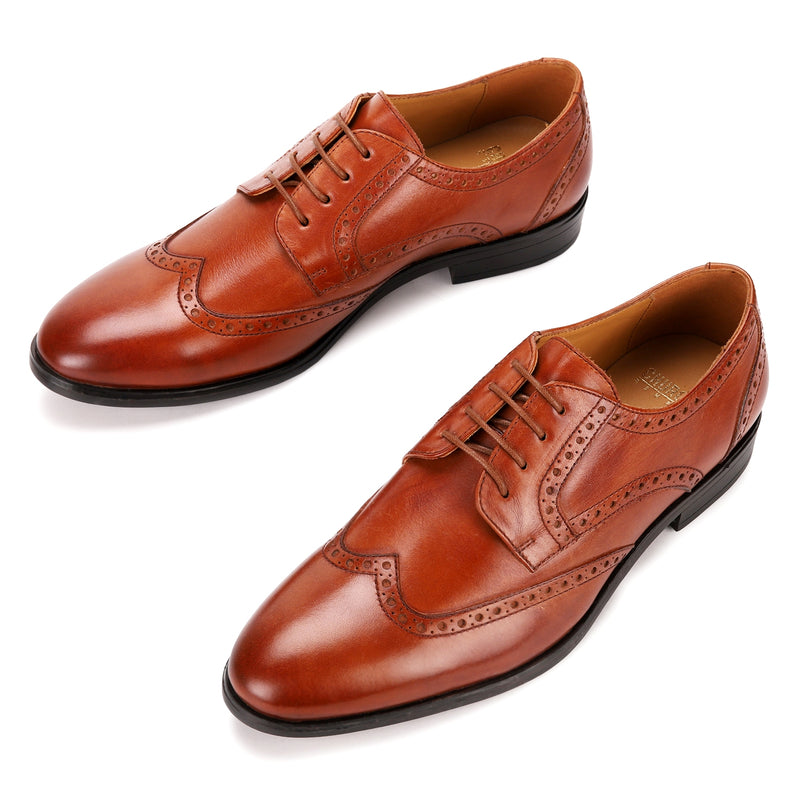 Cedar: Tan Wingtip Derby