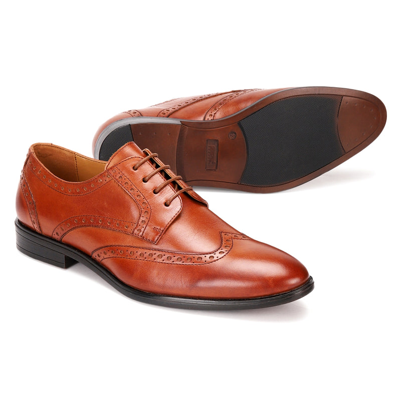 Cedar: Tan Wingtip Derby