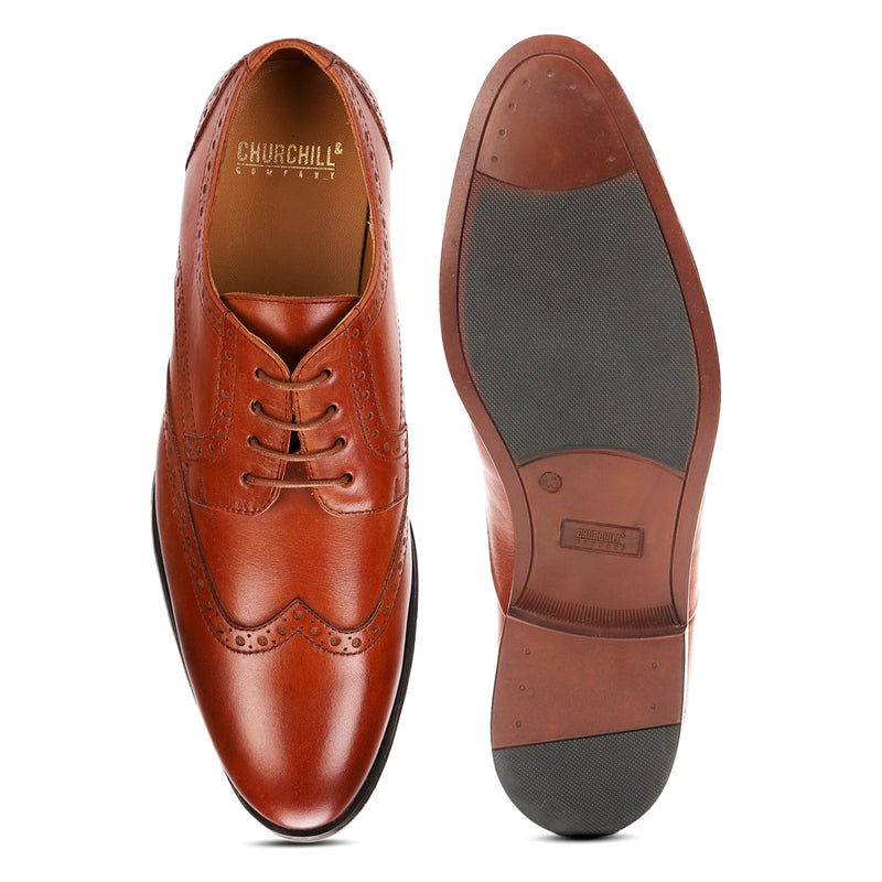 Cedar: Tan Wingtip Derby