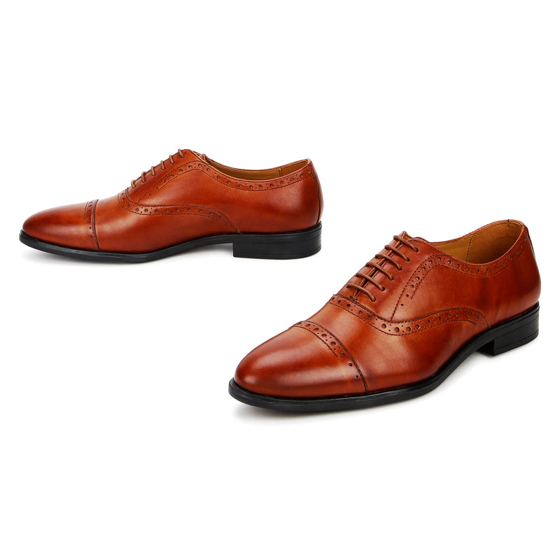 Cooper: Tan Brogue Oxford