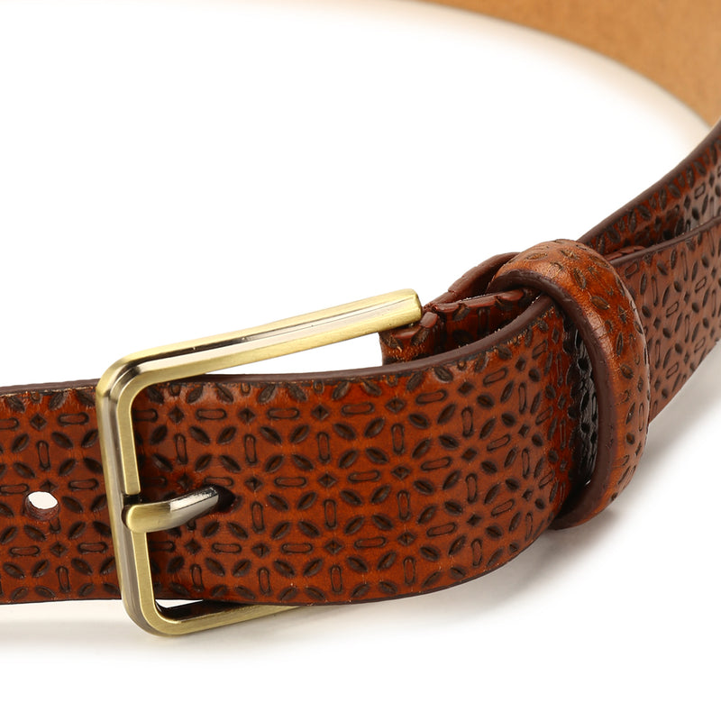 Spruce: Tan Textured Belt