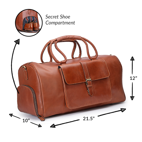 Aviator :  Matte Tan Weekend Bag (Limited Edition)