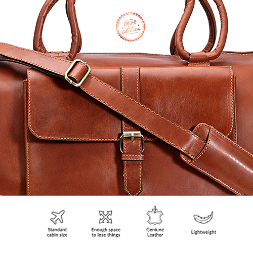 Aviator :  Matte Tan Weekend Bag (Limited Edition)