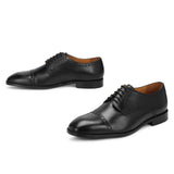 Brent: Black Cap-Toe Derby