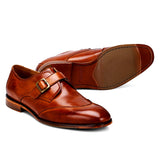 Harry: Tan Single Monk Strap