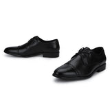 Muller: Black Cap-toe Derby