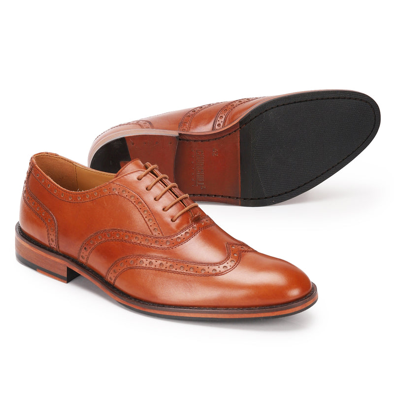 Barry: Tan Wingtip Oxford