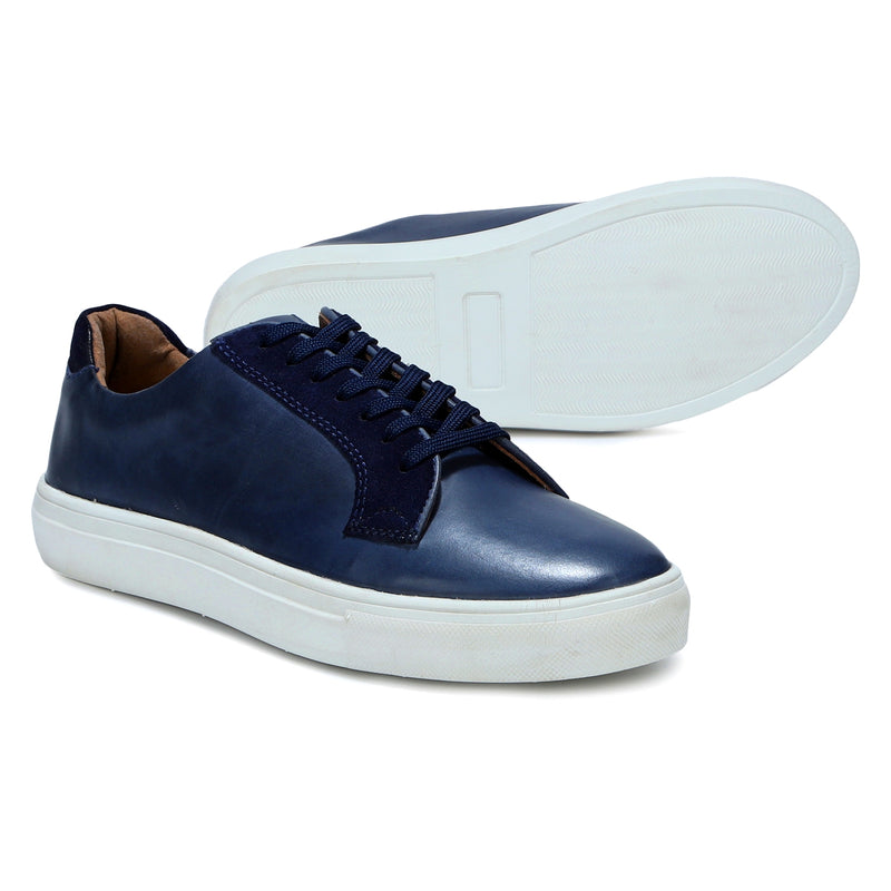 Pepe: Blue Lace-up Sneaker