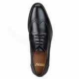 Cedar: Black Derby Wingtip