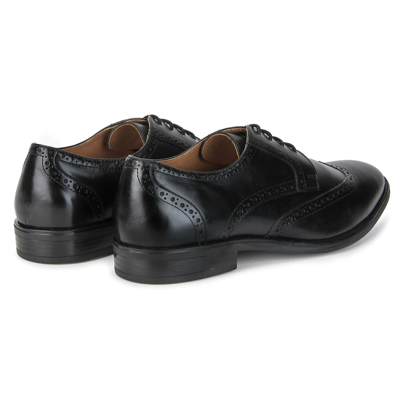Cedar: Black Derby Wingtip