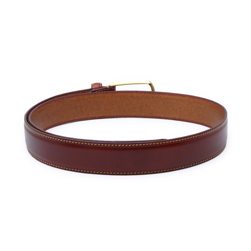 Ed: Dark Tan Casual Belt