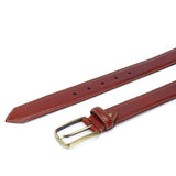 Ed: Dark Tan Casual Belt