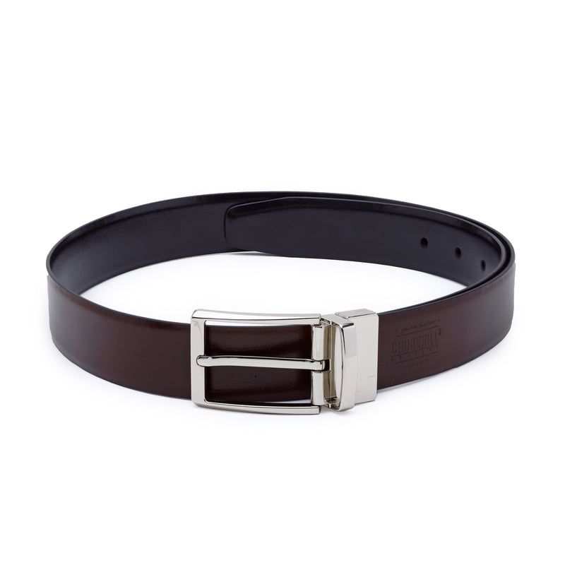 Tuscan: Black & brown Reversible Belt