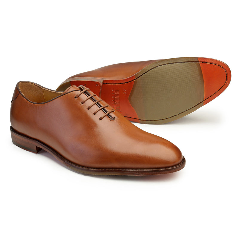 Barney: Tan Wholecut Oxford