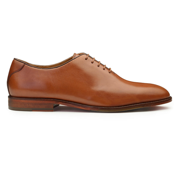 Barney: Tan Wholecut Oxford