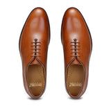 Barney: Tan Wholecut Oxford