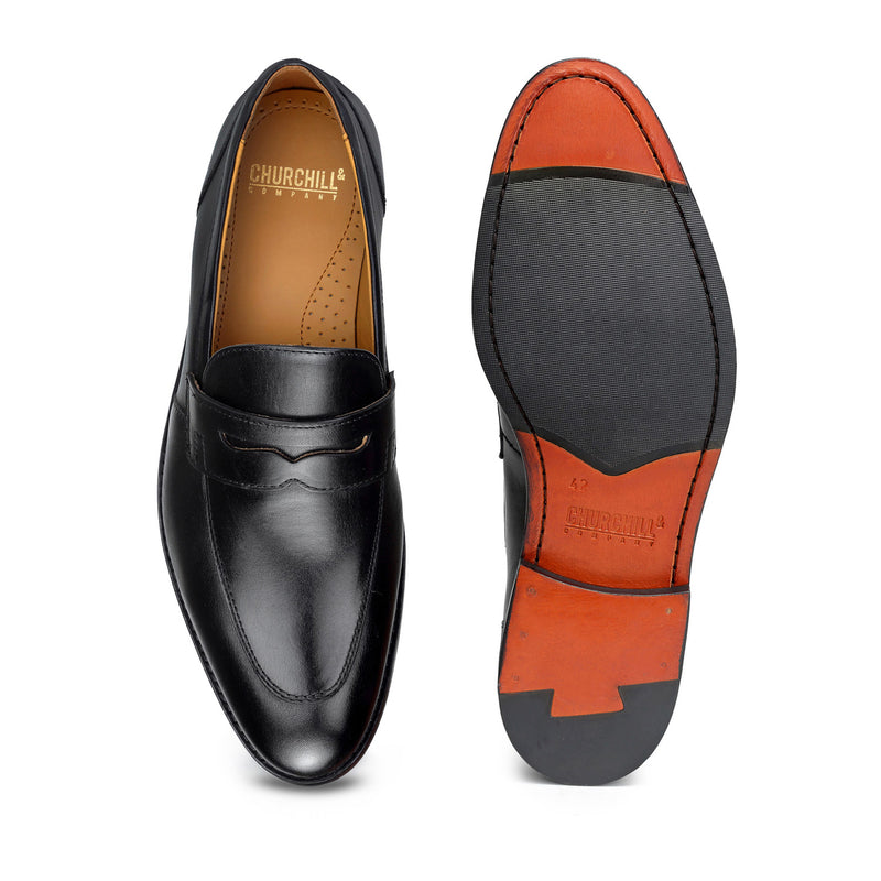 Arthur: Black Penny Loafer
