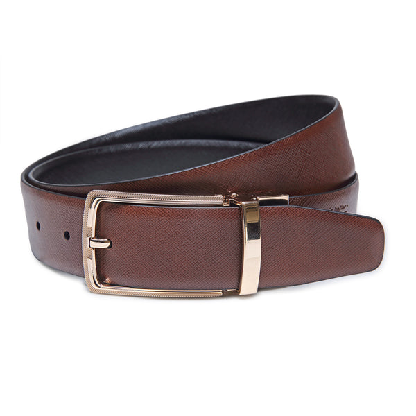 Rob: Brown & Black Reversible Belt