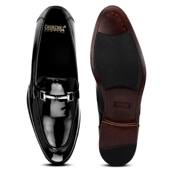 black tpr sole shoes