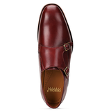 mens double monk strap shoes        